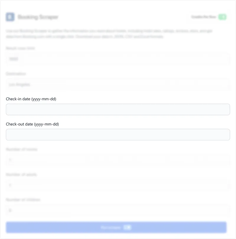 Input the check-in date and check-out date in the format (yyyy-mm-dd).