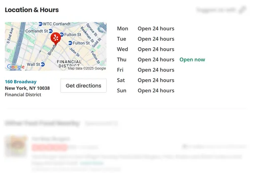 Location & Hours