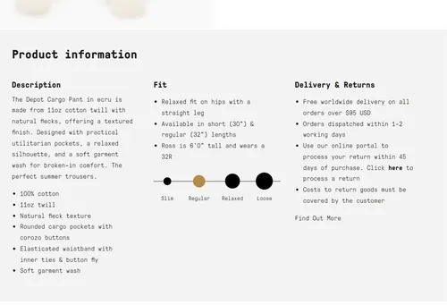 Product Information