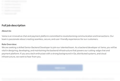 Job Description