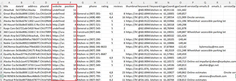 CSV example file