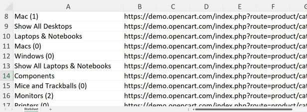 Screenshot depicting a data.csv file in the project folder