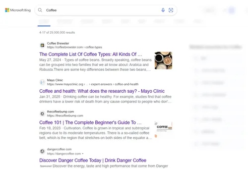 Organic Results