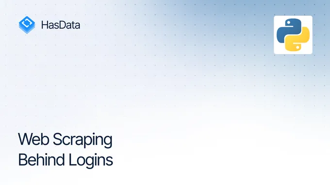 How to Scrape a Website that Requires Login with Python