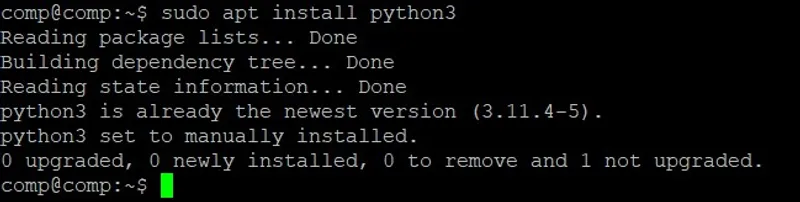 Install Python 3 in Linux