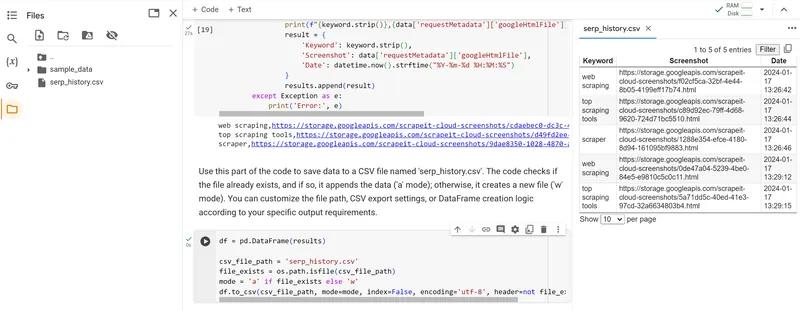 The Python script provided in the article utilizes the HasData's SERP API to gather and analyze SERP ranking history data. It captures keyword snapshots and timestamps, then exports the information to a CSV file for further analysis. This script can be used to track keyword rankings over time, identify trends, and make informed SEO decisions.